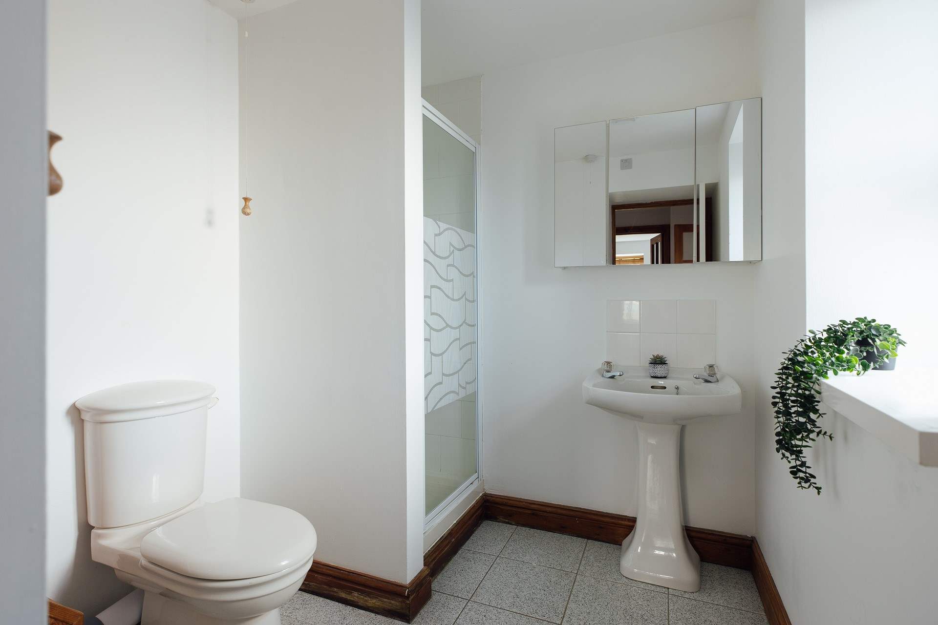 Ground floor shower-room. 