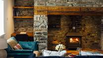 Soothe your soul in the glow of the warming wood-burner. Ideal after a swim in the sea or a mountain hike. 