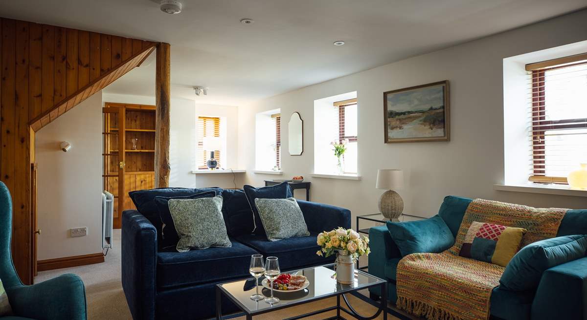 Sink into the comfy sofas and relax. 
