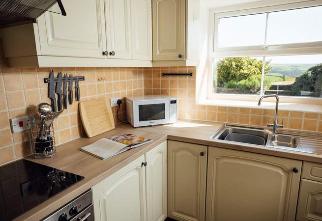 Cooking with a view. 