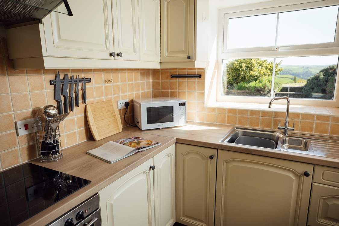 Cooking with a view.