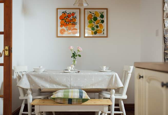 Leisurely holiday breakfast. 