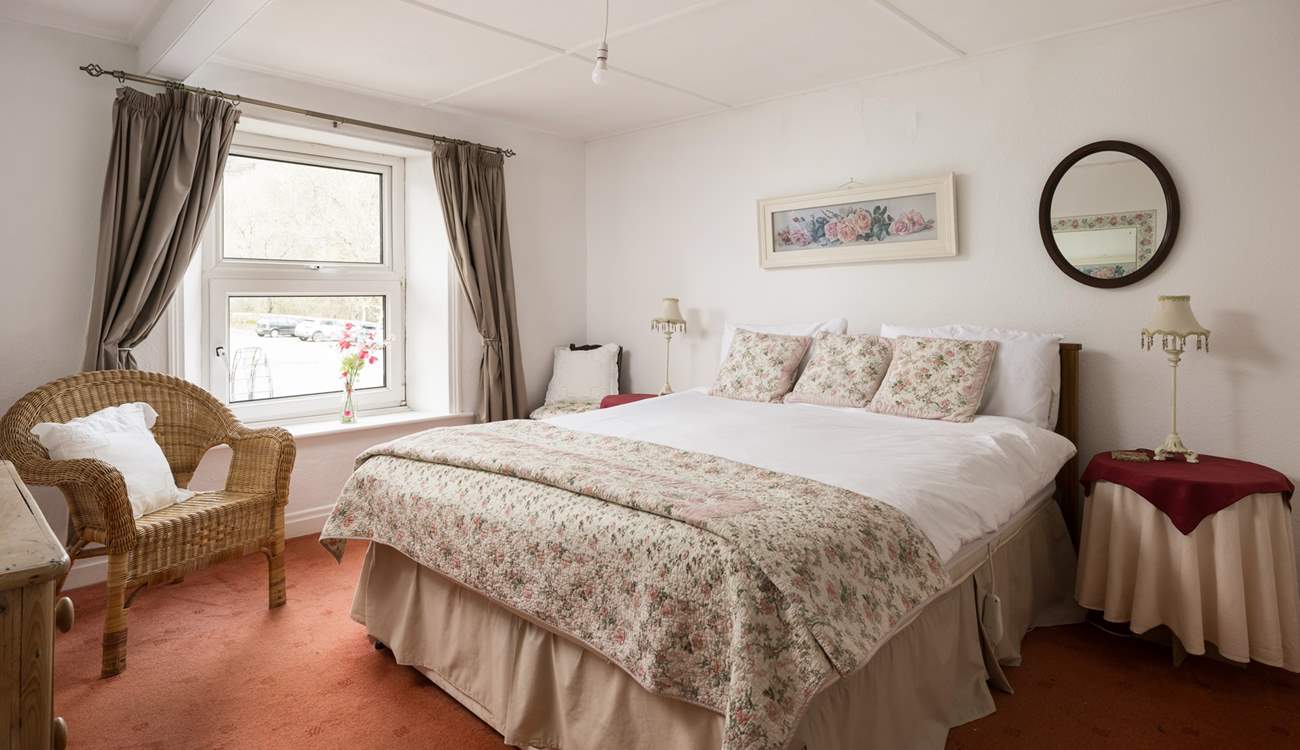 On an evening retire to your own country-style bedroom.