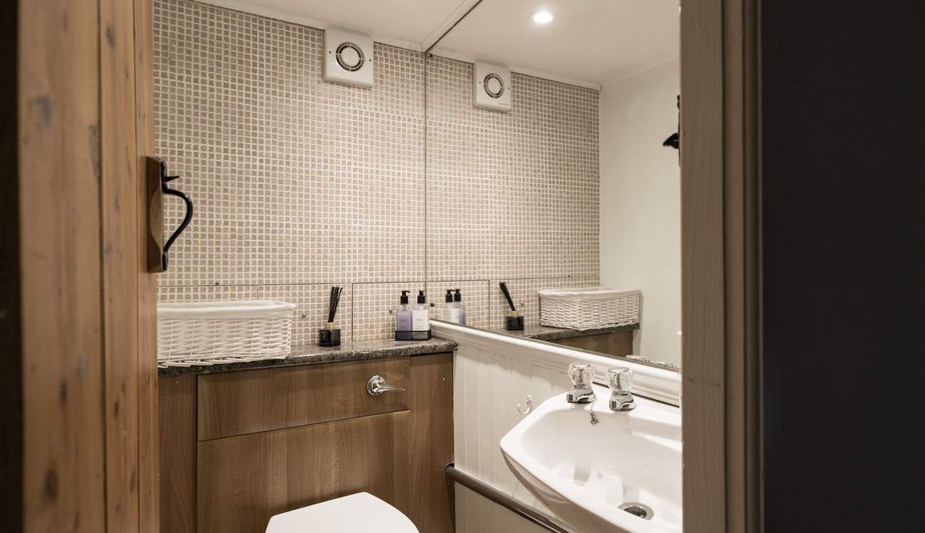 The downstairs cloakroom is so useful.