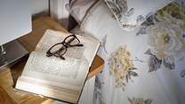 Enjoy a quiet night in with a good book and a perfect night's sleep.