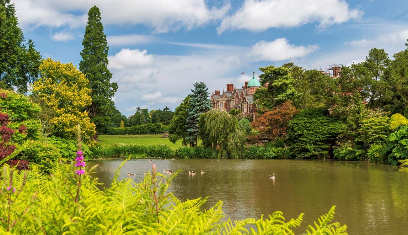 Visit Sandringham House and Gardens a short drive from 'Sunny Hunny'.