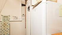 Door from the kitchen to the utility-room.