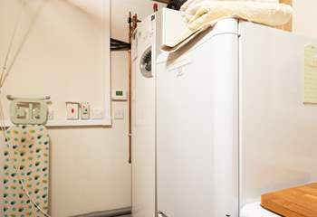 Door from the kitchen to the utility-room.