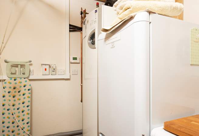 Door from the kitchen to the utility-room.