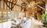 A spacious holiday barn with characterful beams add to its charm.   - Thumbnail Image