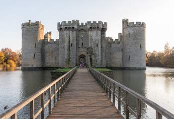 Enjoy a visit at Bodiam Castle.