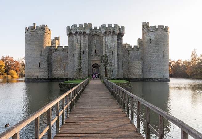 Enjoy a visit at Bodiam Castle.