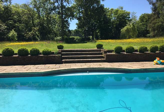 The outdoor swimming pool is available on request between May and the end of September.