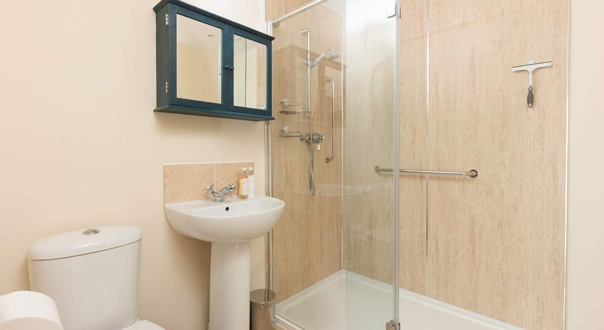 A modern shower-room can be found on the ground floor.