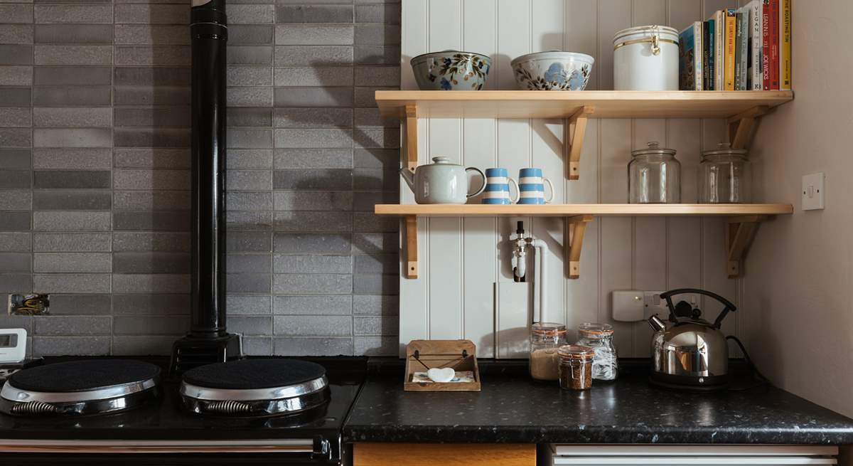 You will feel right at home here. (Please note the Aga is ornamental and not for guests' use).