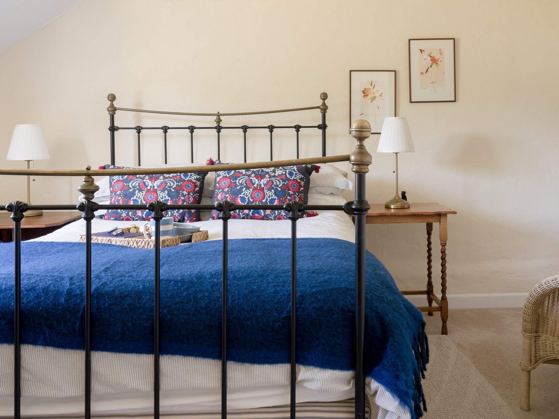 You will drift off to a peaceful slumber in this bedroom.