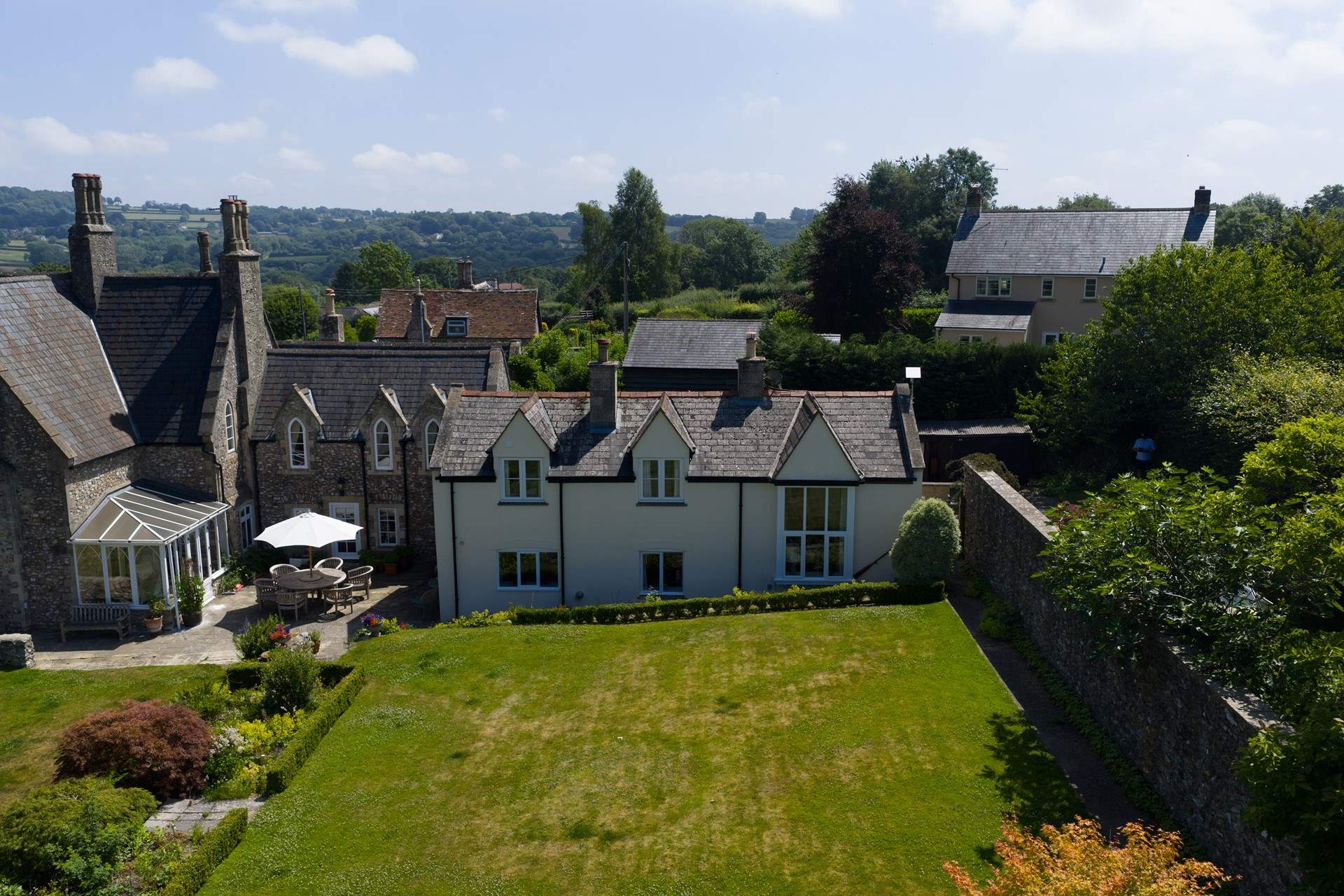 The tranquil private garden