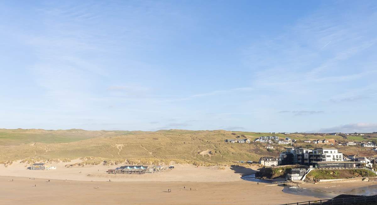 Safari is just a short walk over the dunes to the huge beach. 