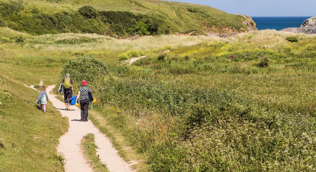 The coast path is just waiting to be explored. 