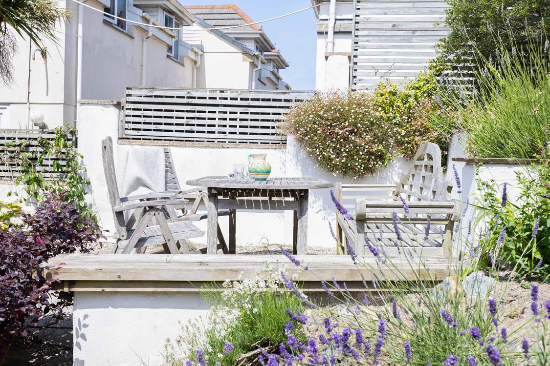 Enjoy a cup of tea tucked away from the elements.