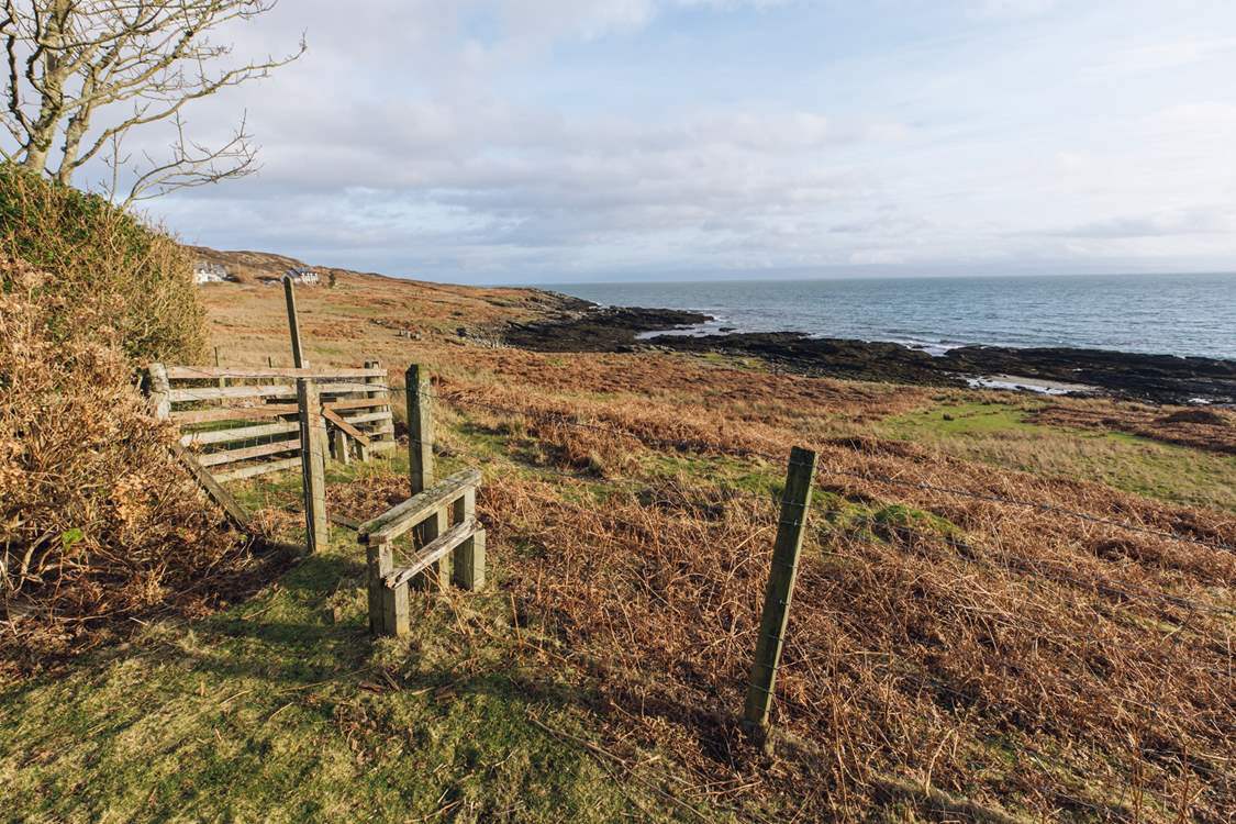 From the garden to the sea.