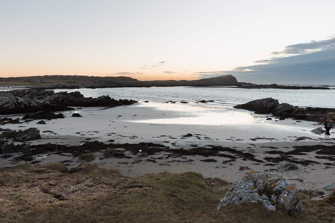 Rocky beaches on the west with views over the Atlantic Ocean, next stop Canada!