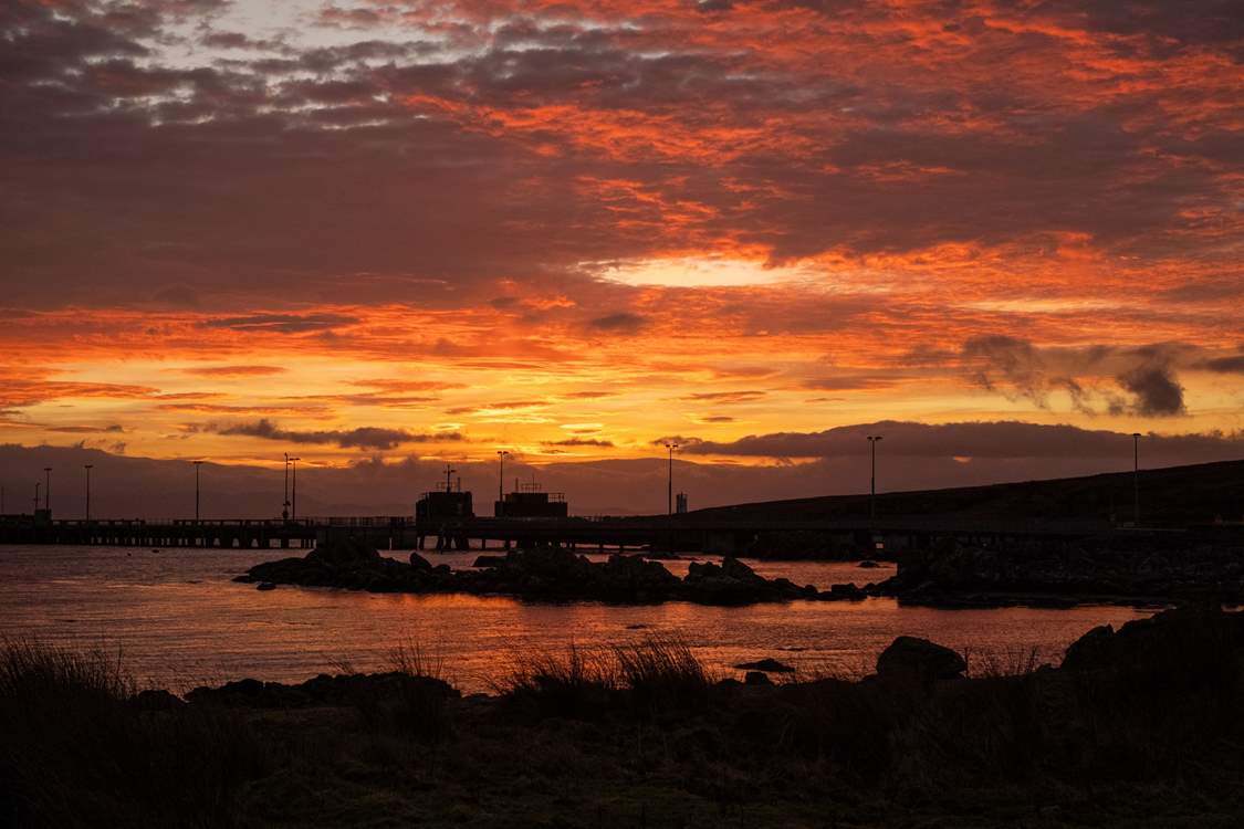 Sunrise over Islay.