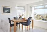 Enjoy breakfast with views towards the Solent. 