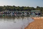 Take a wander along the harbour at Bembridge to see the houseboats.