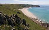 Stunning sandy Sennen cove, perfect for a day's surfing. - Thumbnail Image