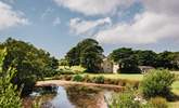 An organic pond in a tranquil spot within the beautiful enclosed gardens. - Thumbnail Image