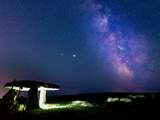 Spectacular night skies are often seen in west Cornwall.