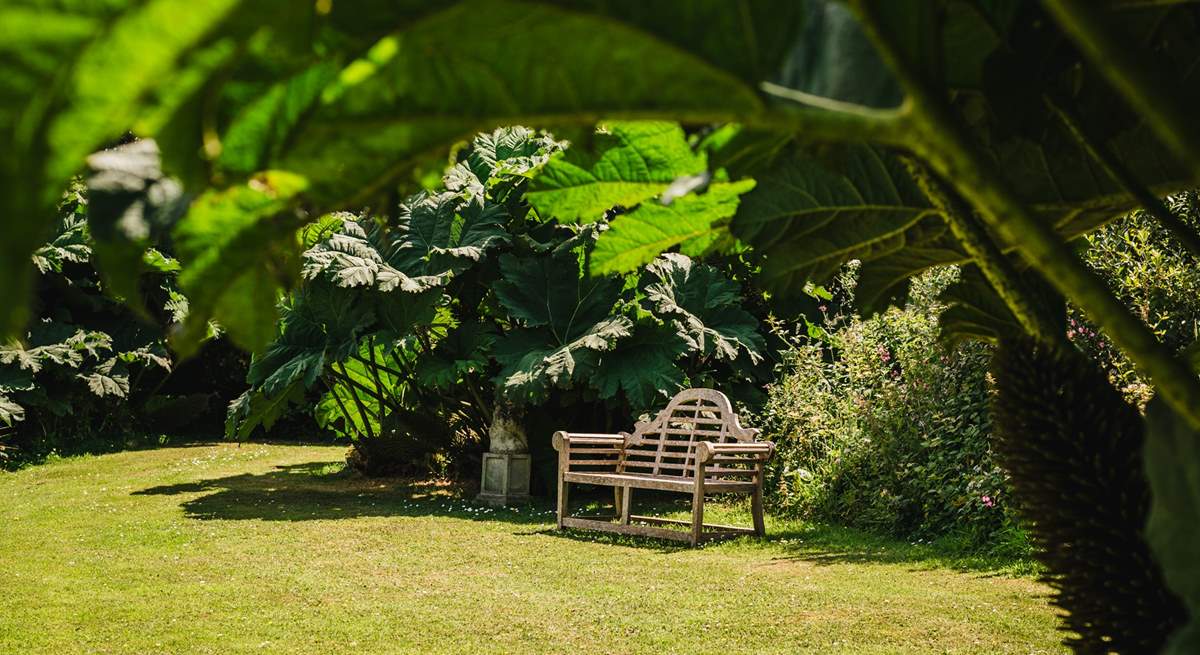 Many places to sit and take in the serenity of this very special place.