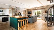 Spend time in this sociable space, admiring the original features.
