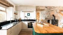 The kitchen is equipped with everything you may need.