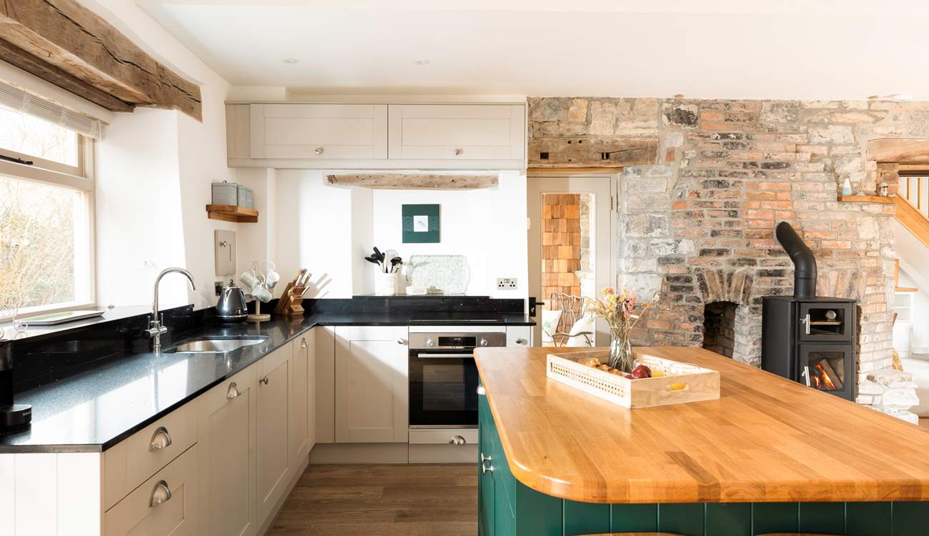 The kitchen is equipped with everything you may need.