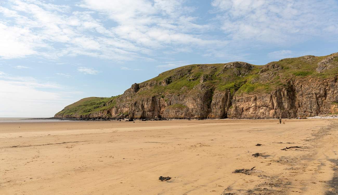 Take a stroll on Brean Beach.