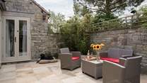 Sit out and enjoy time together in the sunshine.