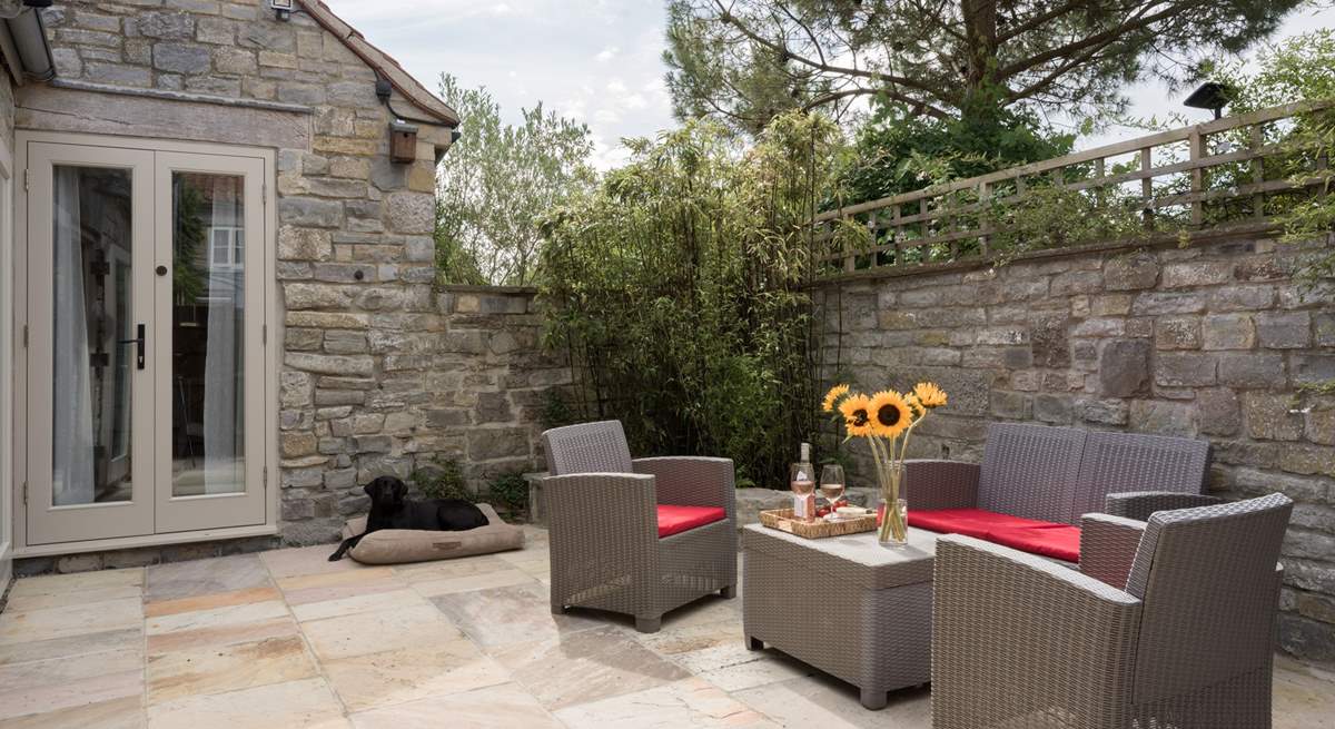 Sit out and enjoy time together in the sunshine.