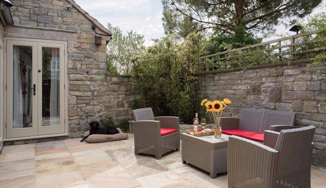 Sit out and enjoy time together in the sunshine.