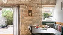 A beautiful and intimate dining space