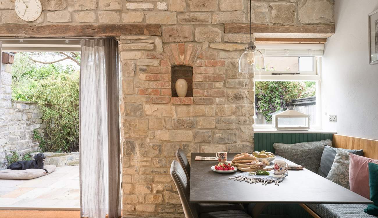 A beautiful and intimate dining space