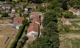Aerial view of The Smithy, The Minstrels and the owners house - Thumbnail Image
