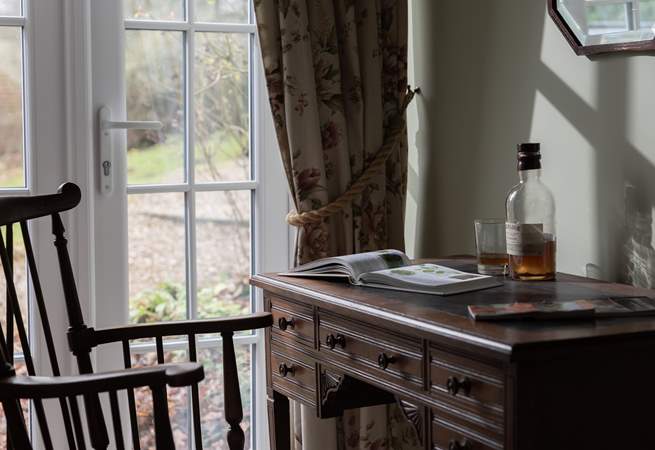 This desk would be a lovely place to renew the art of letter writing.