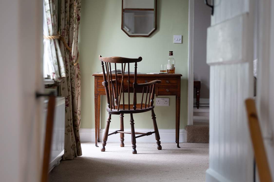 Should you need to work, here is the perfect place.