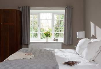 Crisp white linen awaits you.