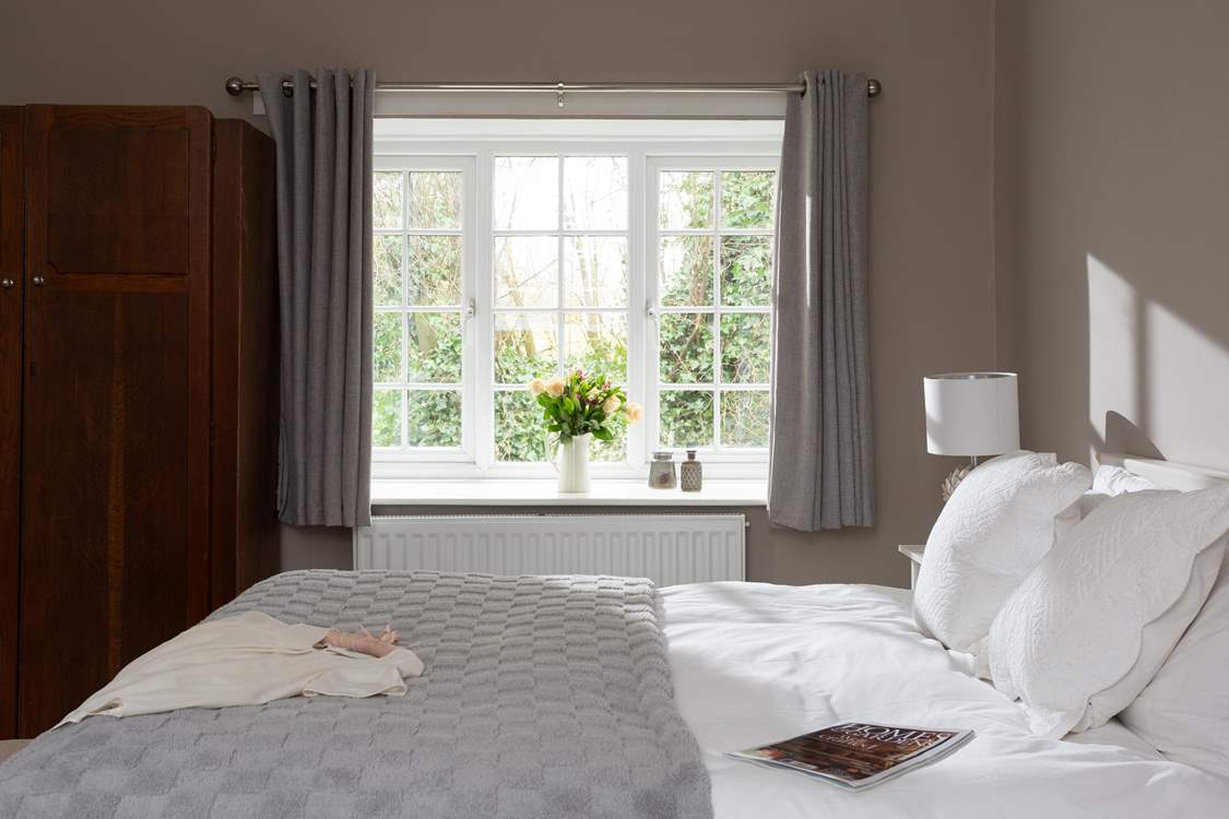 Crisp white linen awaits you.