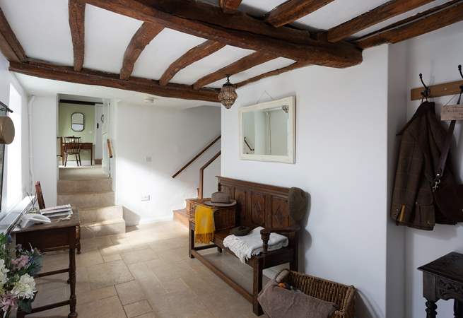 Admire those beams on the way through to the sitting-room.