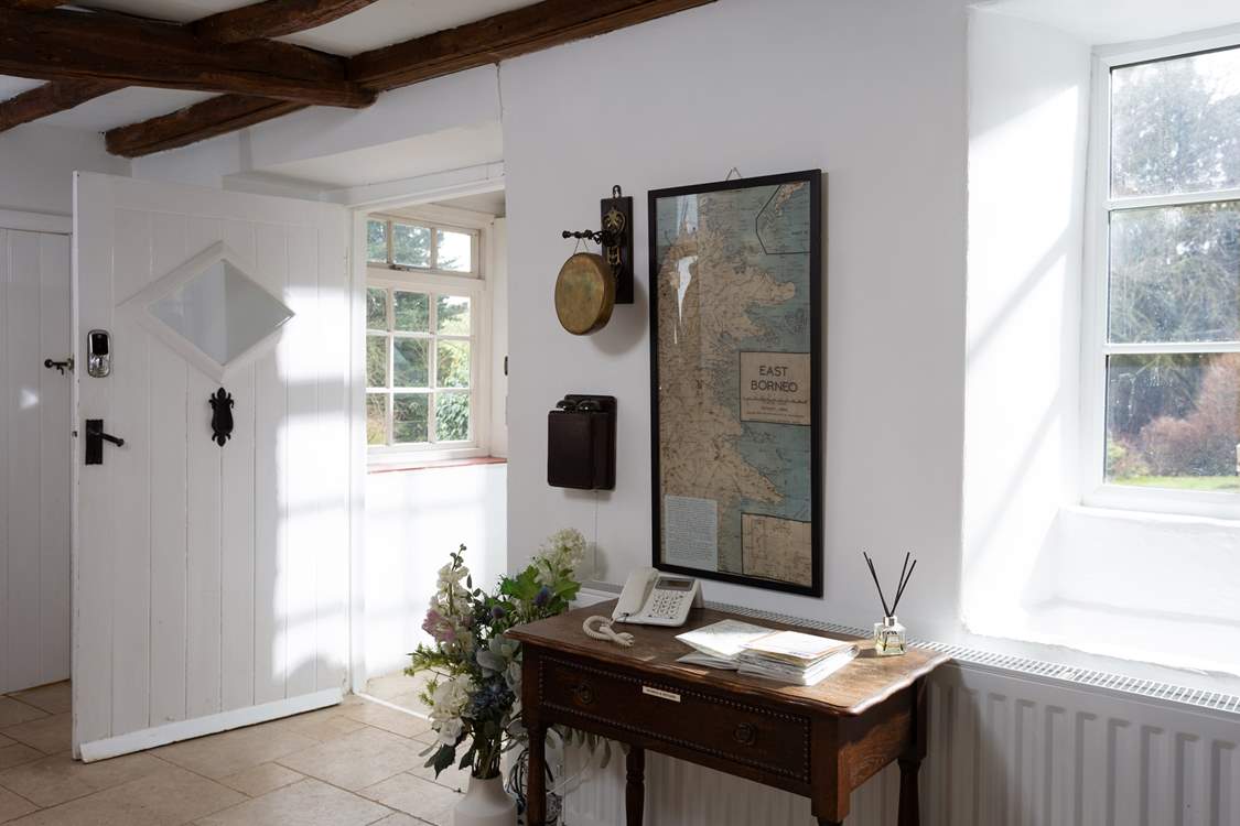 The spacious entrance hall is the first place to greet you.