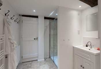 The downstairs shower-room.